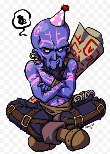 Comisión: Ryze, ilustración de hombre enojado png