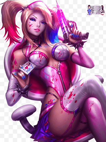 Sjuksköterska Harley quinn Render png