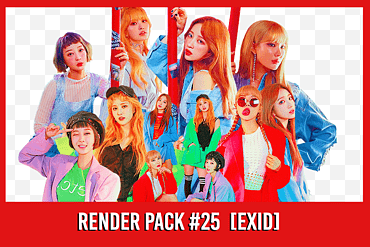 EXID [Render # 25], Exid vrouwelijke groep render pack 25 wallpaper png