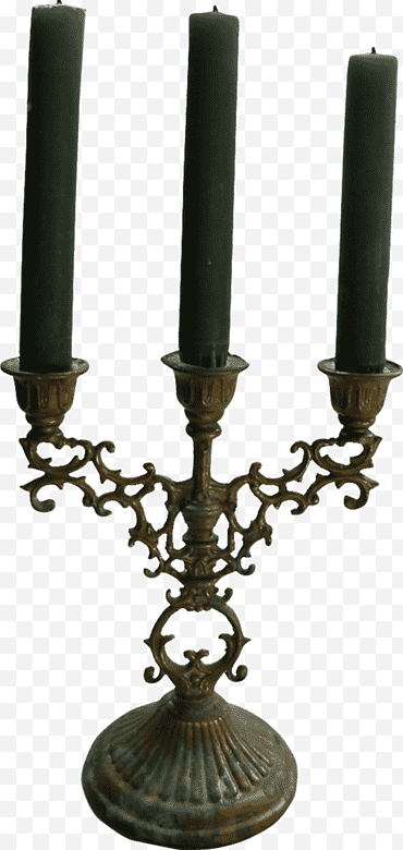 Bronnen 02 Overbelichte, messingkleurige kandelaar png
