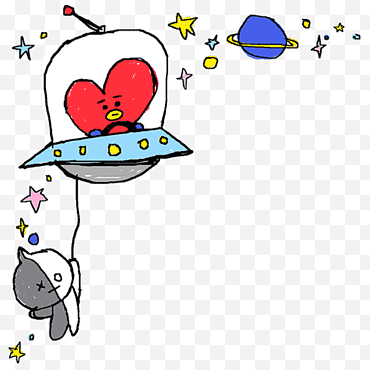 BTS BT21 LIJN, STEMPEL BTS (32) png