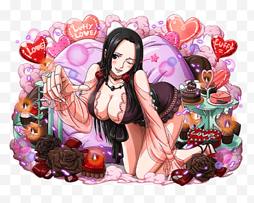 Boa Hancock, la emperatriz pirata, ilustración de personaje femenino png