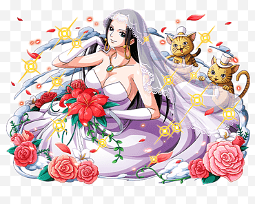 Boa Hancock, la emperatriz pirata, ilustración de One Piece Nico Robin png