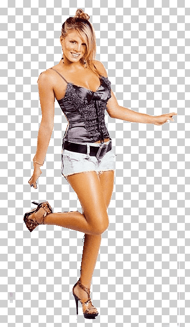 gri top ve beyaz kısa şort giyen gülümseyen kadın png