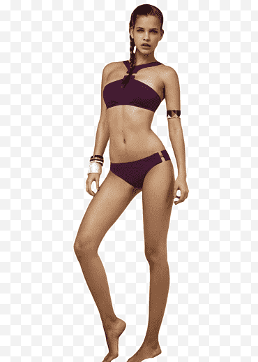 168 Barbara Palvin, người phụ nữ mặc bikini màu tím png