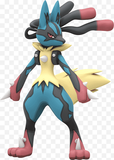 Lucario, mavi ve sarı Pokemon karakteri Küçük Resim png