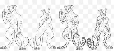 Base Anthro Cheetah png