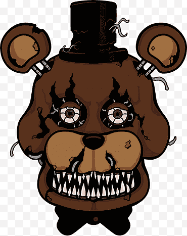 Five Nights at Freddy's, Nightmare Freddy, dibujo en 2D de un personaje de Friday Nights con Freddy's png
