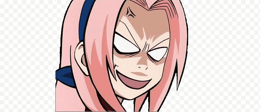 Enojado Sakura Haruno Arte Vectorial Png Klipartz