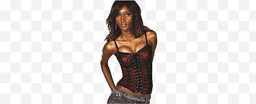 Victoria Secret modella ico, donna che indossa un top rosso con spalline sottili png