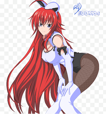 Bunny Rias Gremory, minh họa nhân vật anime nữ png