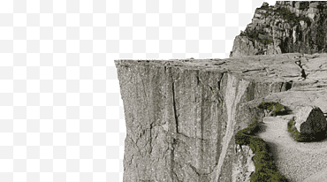 Klippe, graue Felsformation unter weißem Himmel tagsüber png