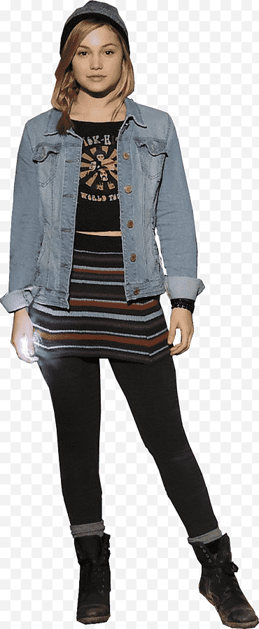 Marvel Cloak and Dagger Dagger, nieznana gwiazda w niebieskiej dżinsowej kurtce png