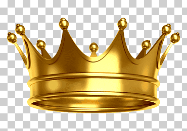Corona de oro sobre un fondo, corona de oro png