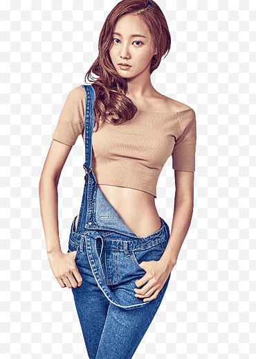 مومولاند ، امرأة ترتدي سروال دنيم أزرق png