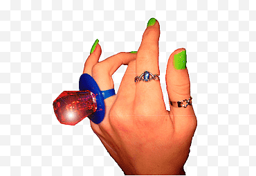 MEGA TUMBLR AESTHETIC GRUNGE วงแหวนสีแดงที่มือซ้ายของบุคคล png