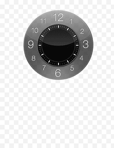 reloj HTC HERO night, reloj analógico redondo gris png